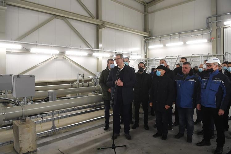 Abre presidente de Serbia gasoducto balcánico