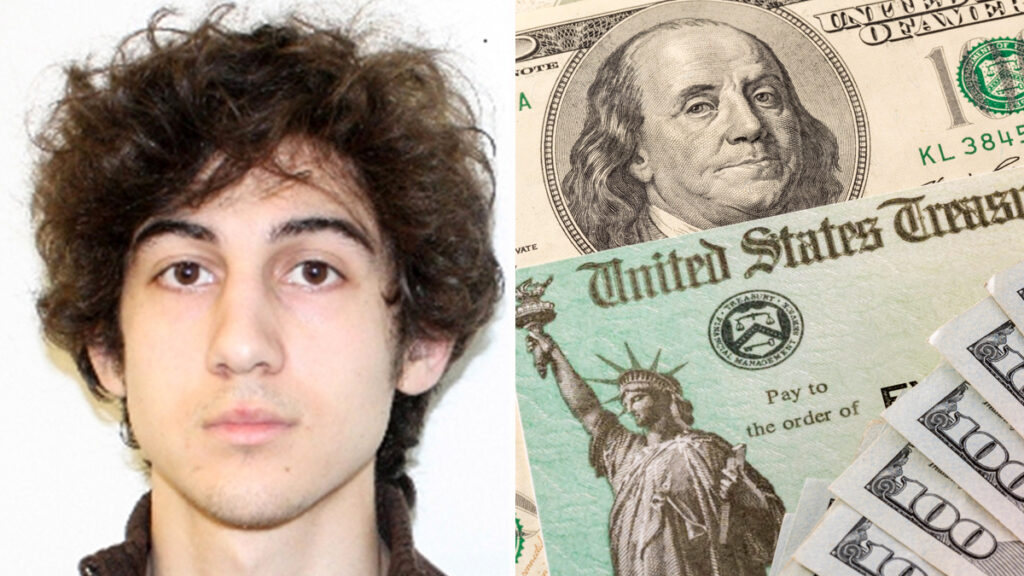 Coautor de la masacre del Maratón de Boston recibió cheque de estímulo de $1,400, según la fiscalía