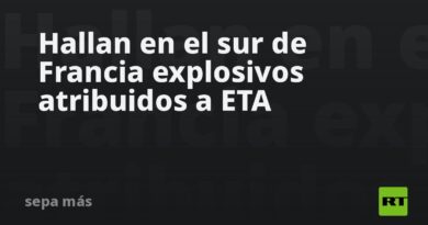 Hallan en el sur de Francia explosivos atribuidos a ETA
